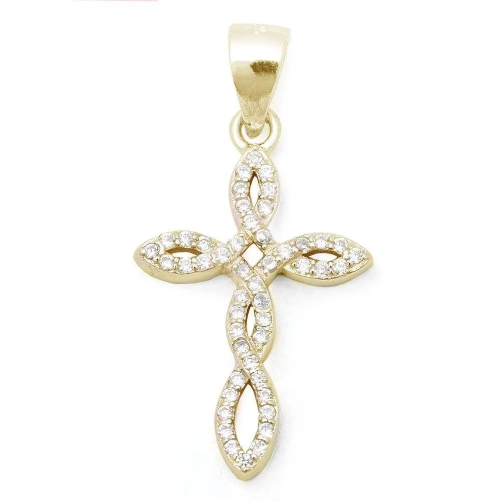 Cross Necklace Pendant Sterling Silver