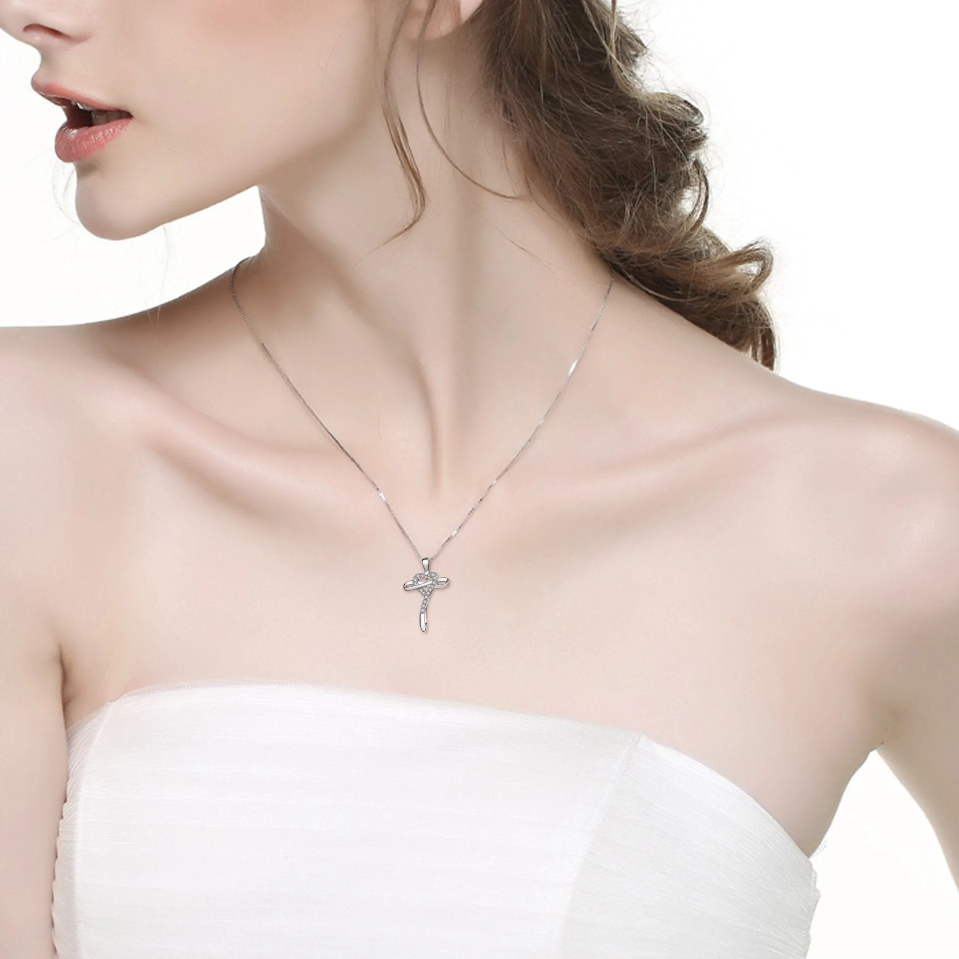 Cross Necklace Pendant Sterling Silver