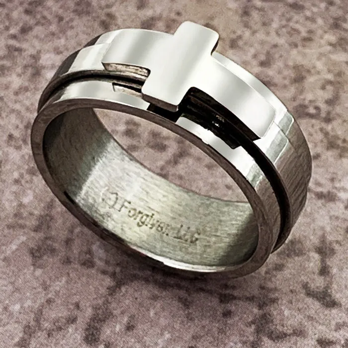 Cross Spinner Ring