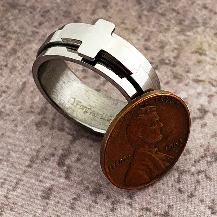 Cross Spinner Ring