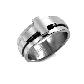 Cross Spinner Ring