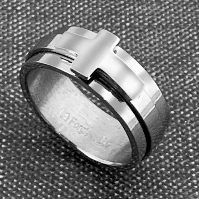 Cross Spinner Ring