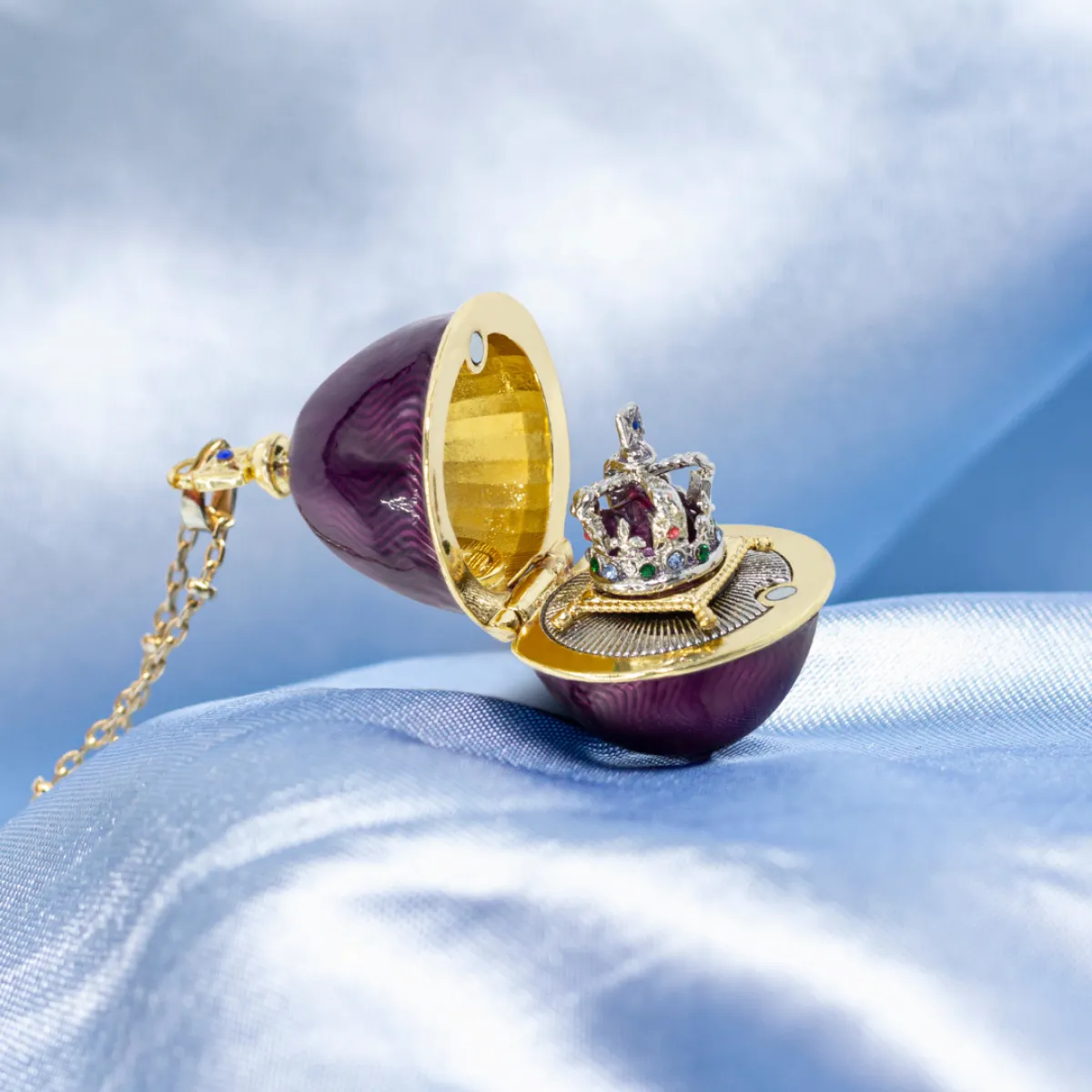 Crown Egg Locket