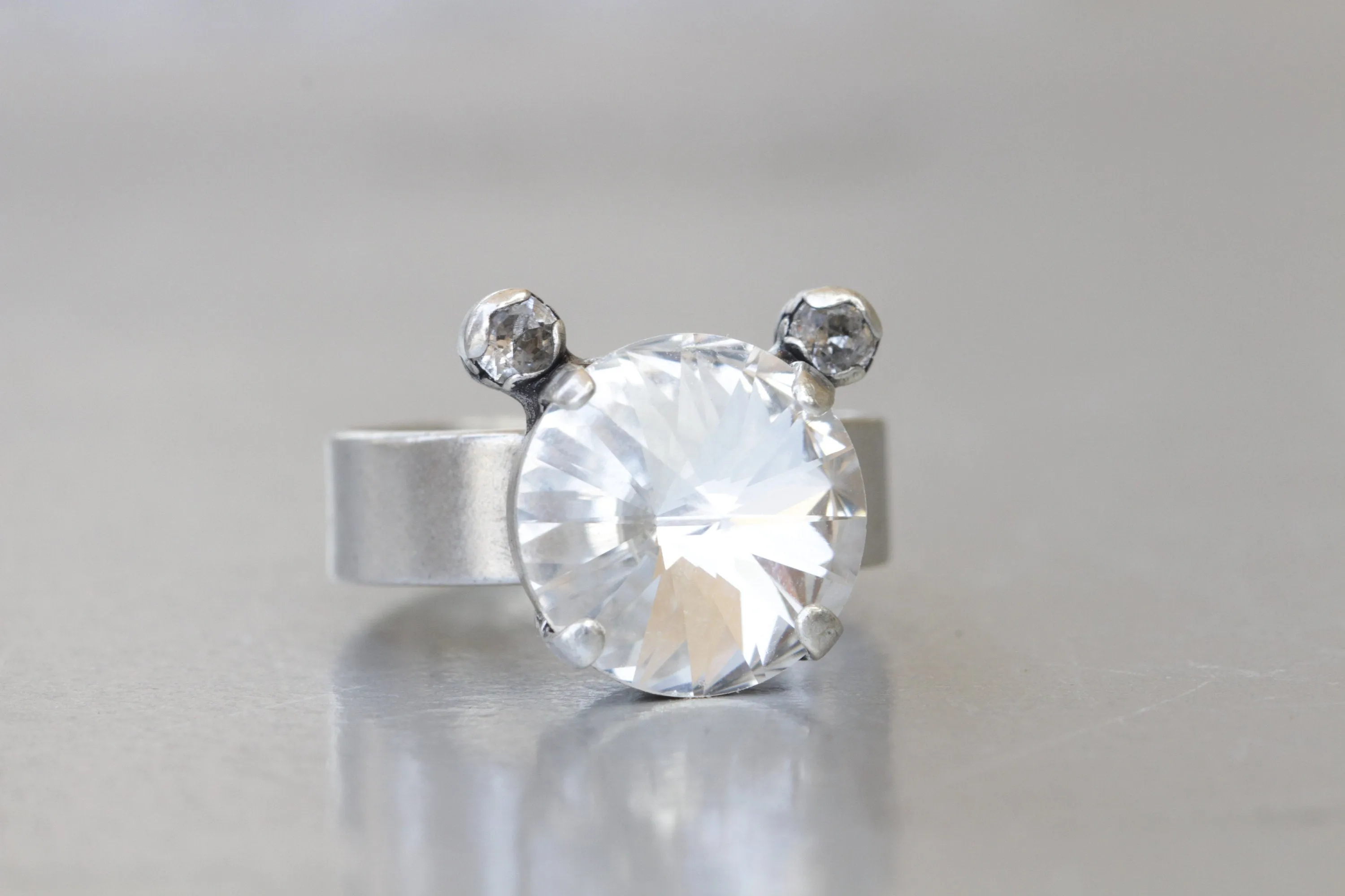 CRYSTAL MOUSE ENGAGEMENT Ring