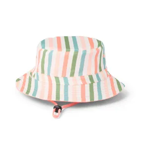 CRYWOLF REVERSIBLE BUCKET HAT SUMMER STRIPE