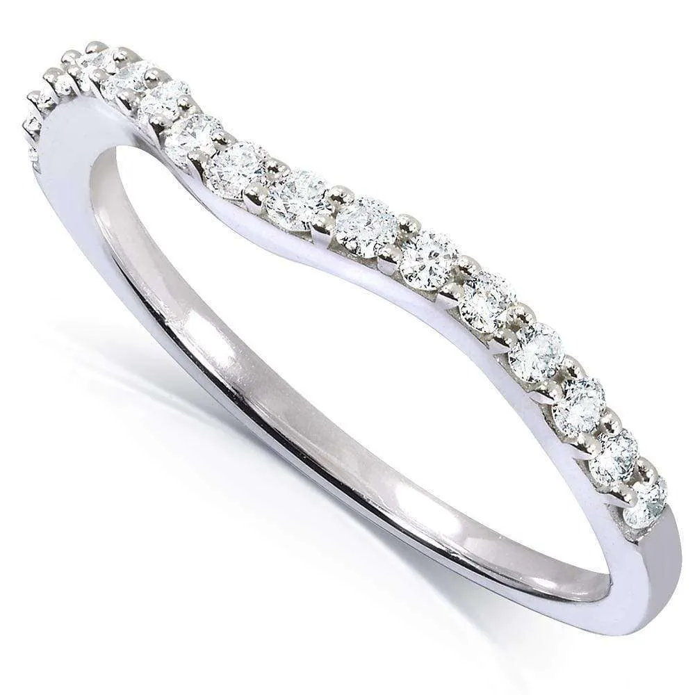 Curved Diamond Band