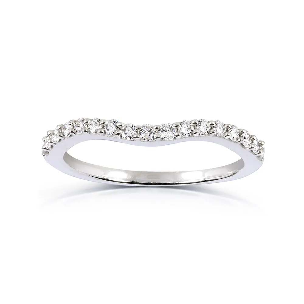 Curved Diamond Band