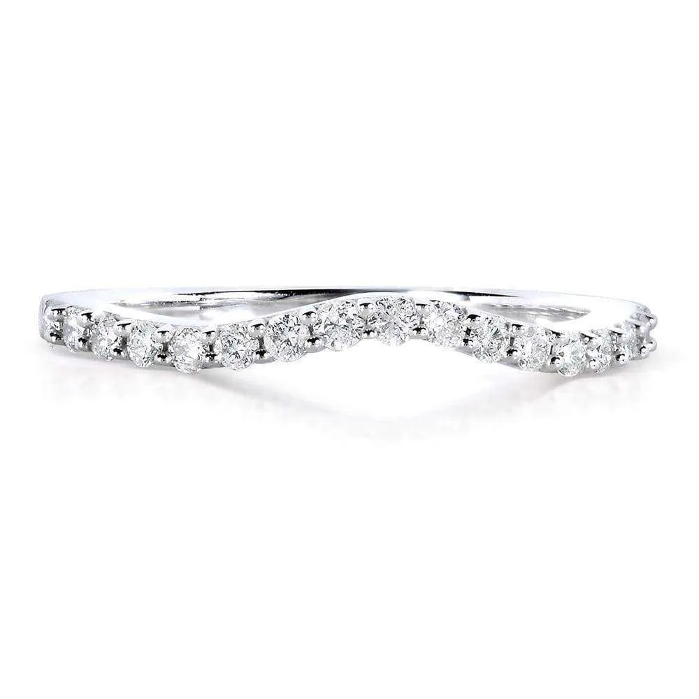 Curved Diamond Band