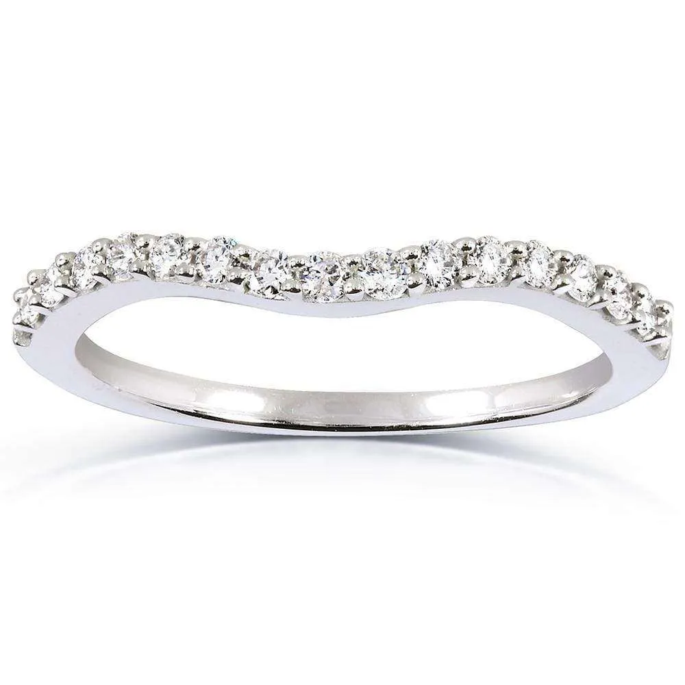 Curved Diamond Band