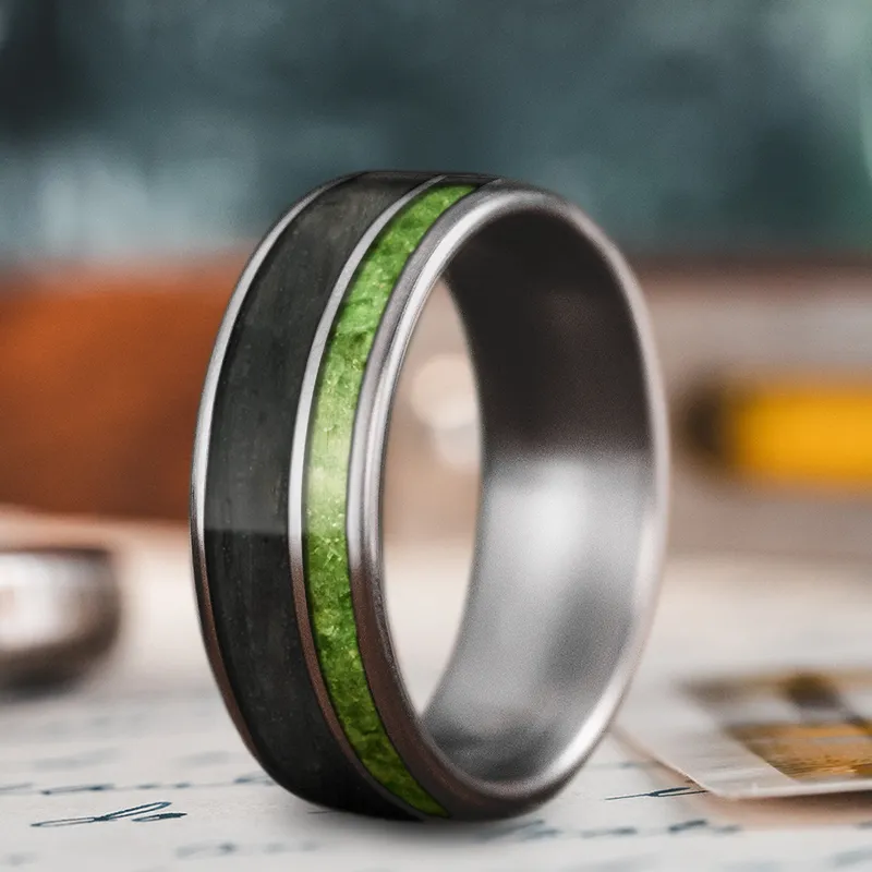 Custom Design - 2-Inlay Offset Ring ILyITfR56tRPvDCwWeQ55RBF