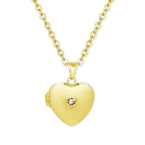 CZ Heart Locket