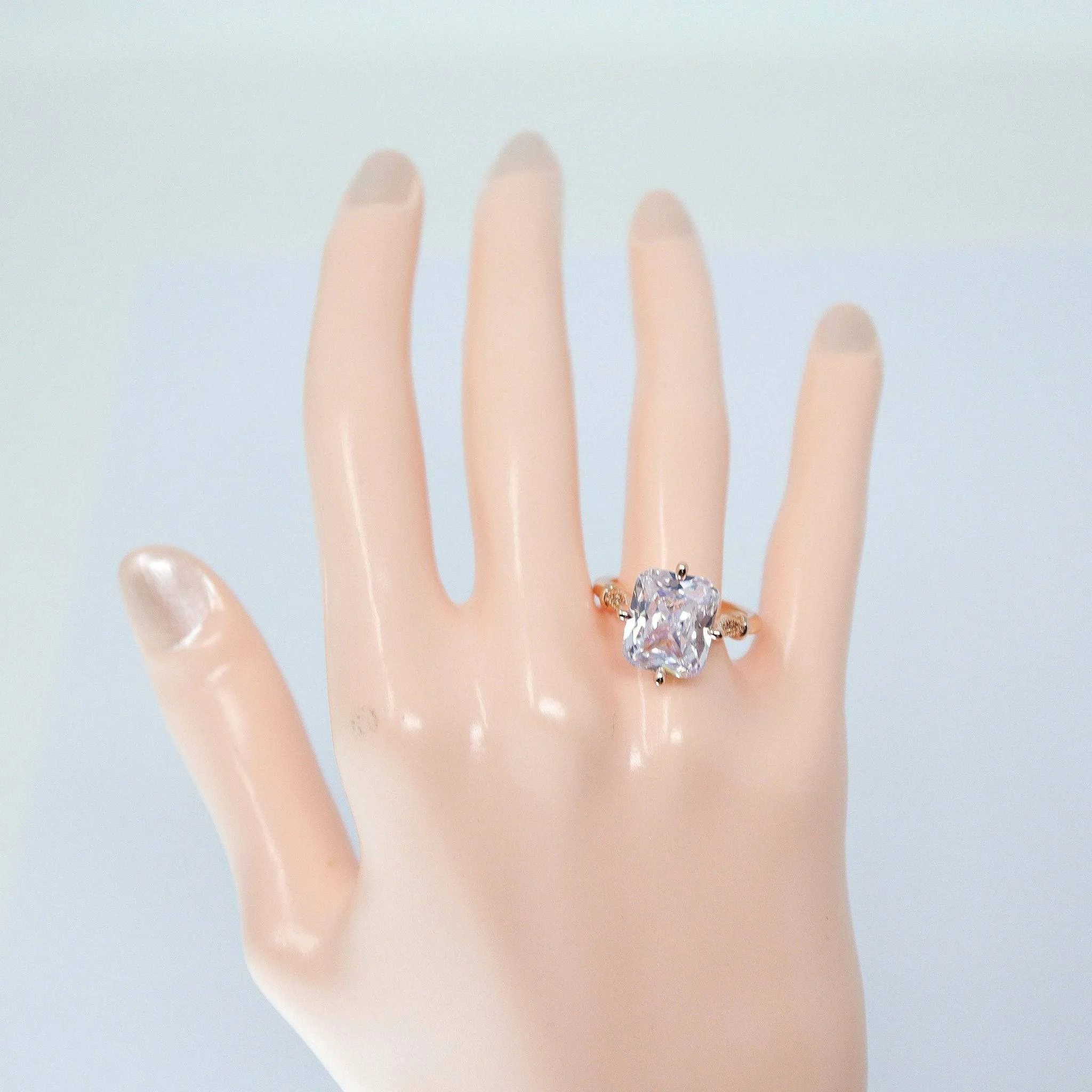 CZ Infinite Love Proposal Ring, Statement Ring, Engagement Ring, Two Ring Set, Promise Ring For a Friend, Friendship ring.