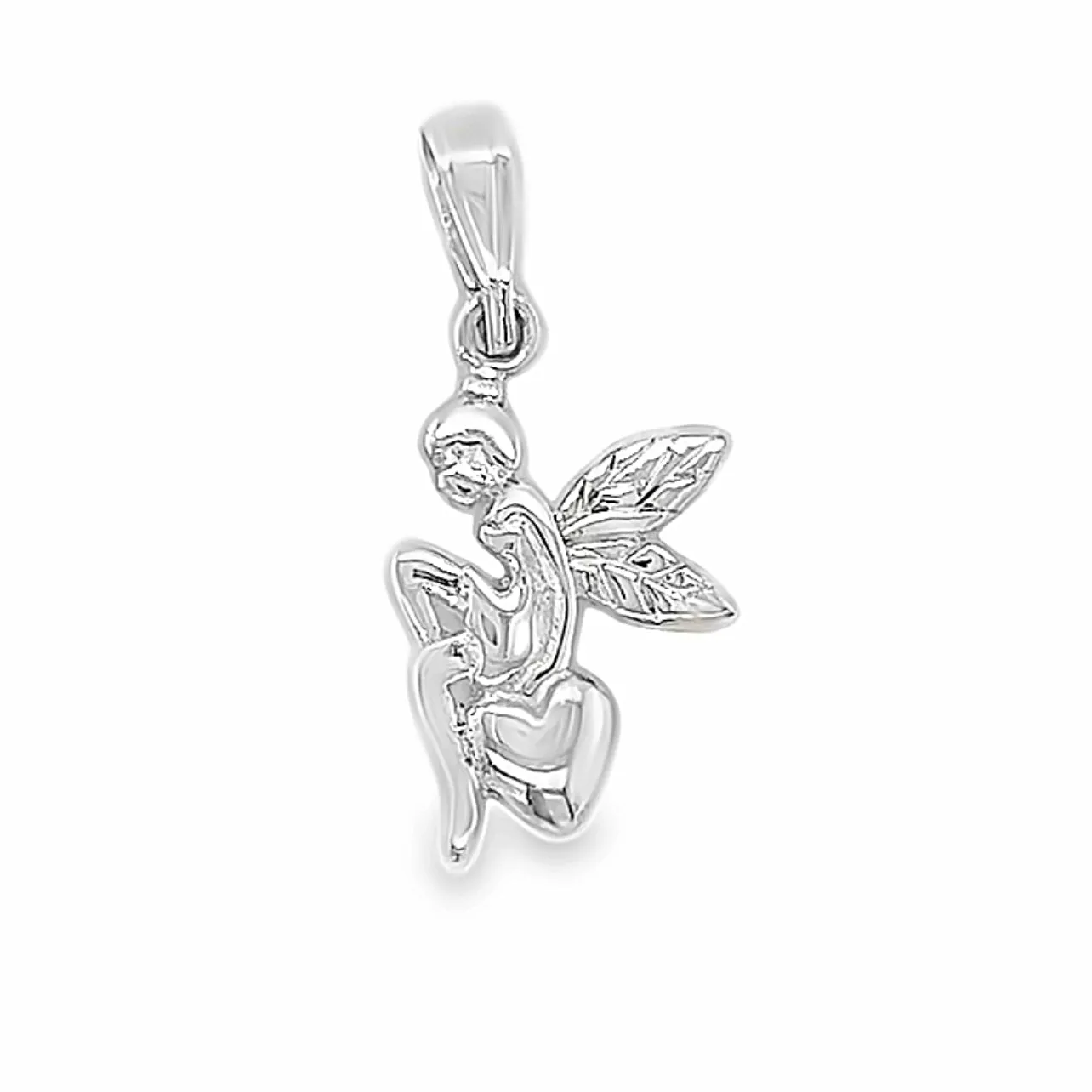 D1991 Fairy On Heart Pendant