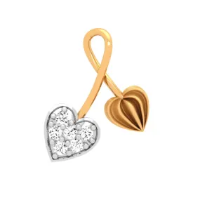 Dangling 22k Gold Love Locket Design