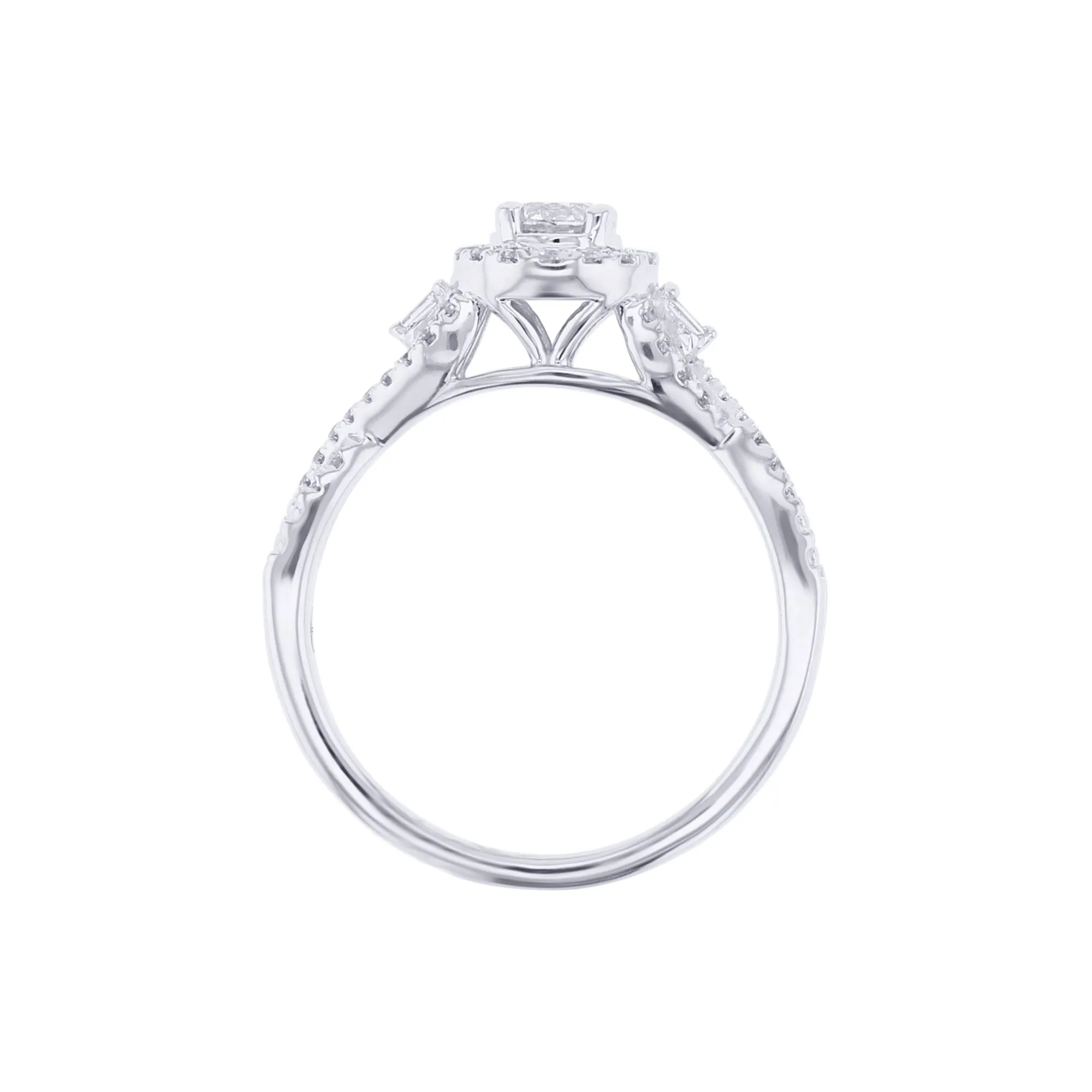 Delphine Round Ready for Love Diamond Engagement Ring