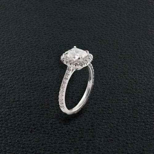 Diamond Halo Engagement Ring