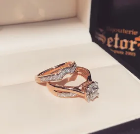 Diamond wedding rings