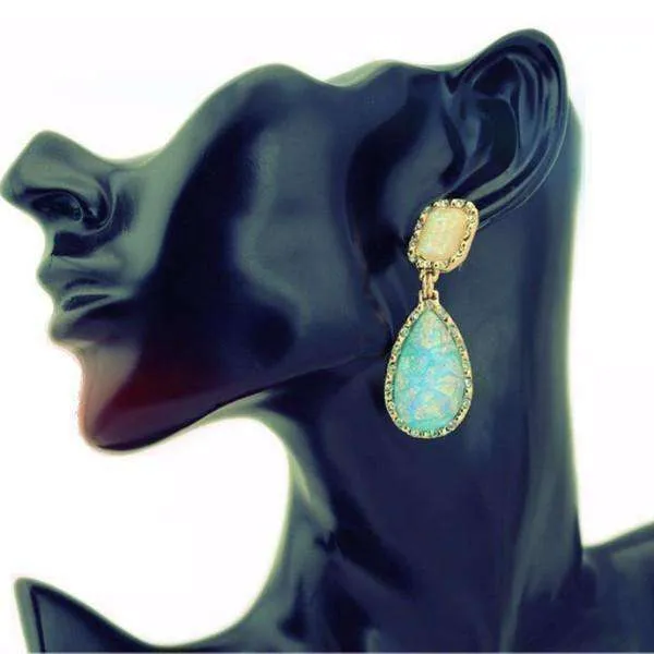 Drops of Jupiter Iridescent Dangling Earrings for Women