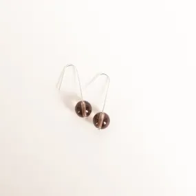 EARRINGS SMOKY QUARTZ