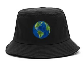 Earth Globe Mens Bucket Hat