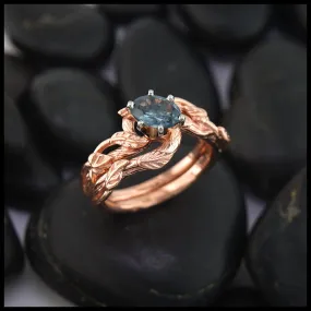 Entwined Engagement Set in 14K Rose Gold