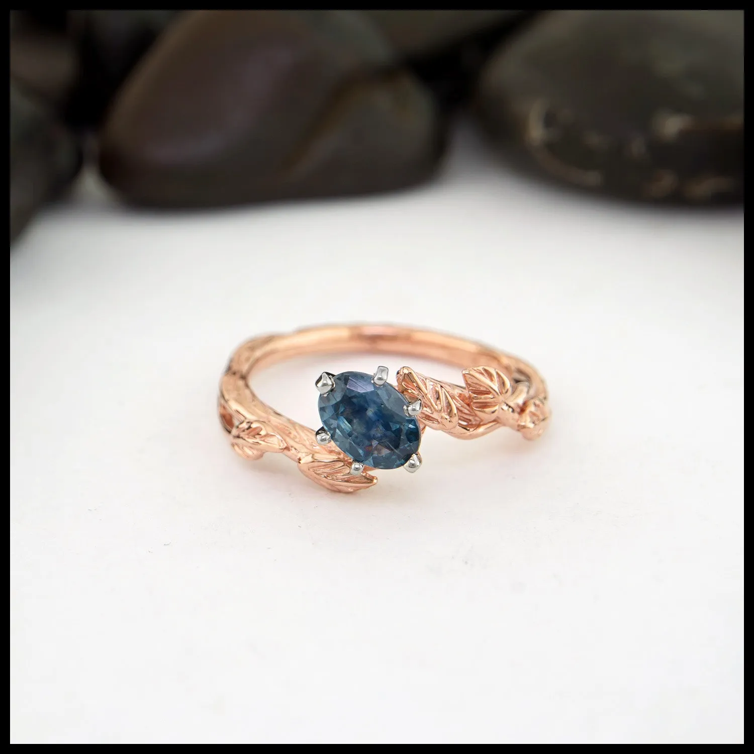 Entwined Engagement Set in 14K Rose Gold