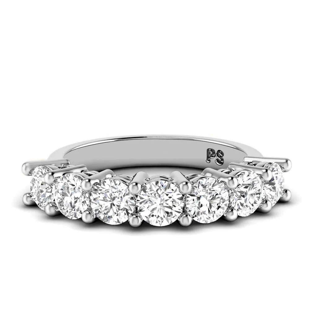 Exquisite 2.00 CT Round Cut Diamonds - Wedding Ring in 14KT White Gold