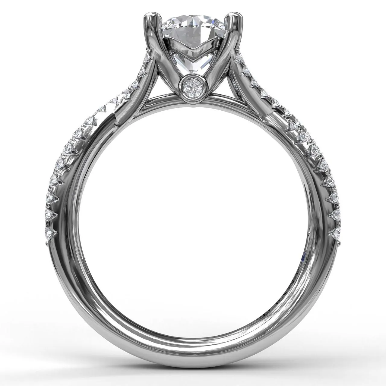 Fana Diamond Twist Engagement Ring 3479