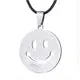 Fashion Stainless Steel Charm Pendant Triskelion Smiley Face