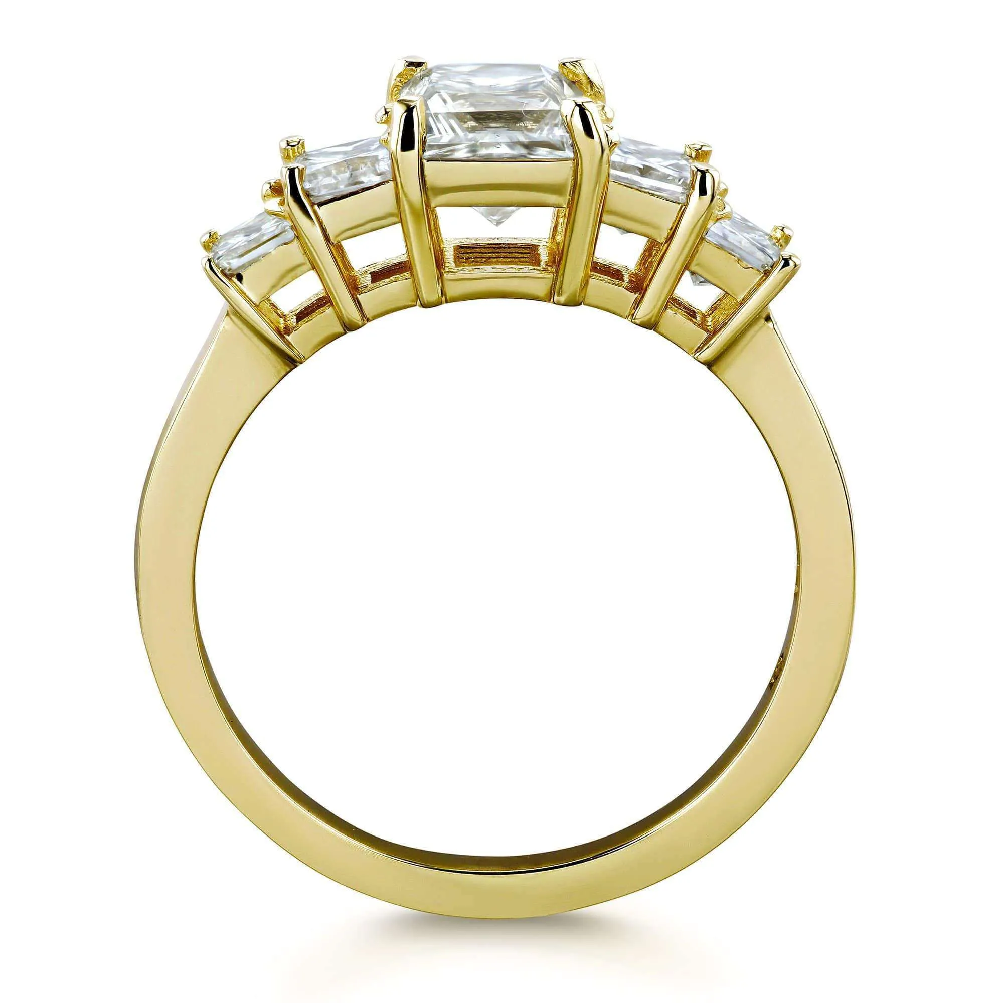 Five Stone Diamond Princess (EGL Certified)