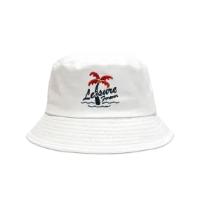 Flight Facilities / Leisure Forever White Bucket Hat