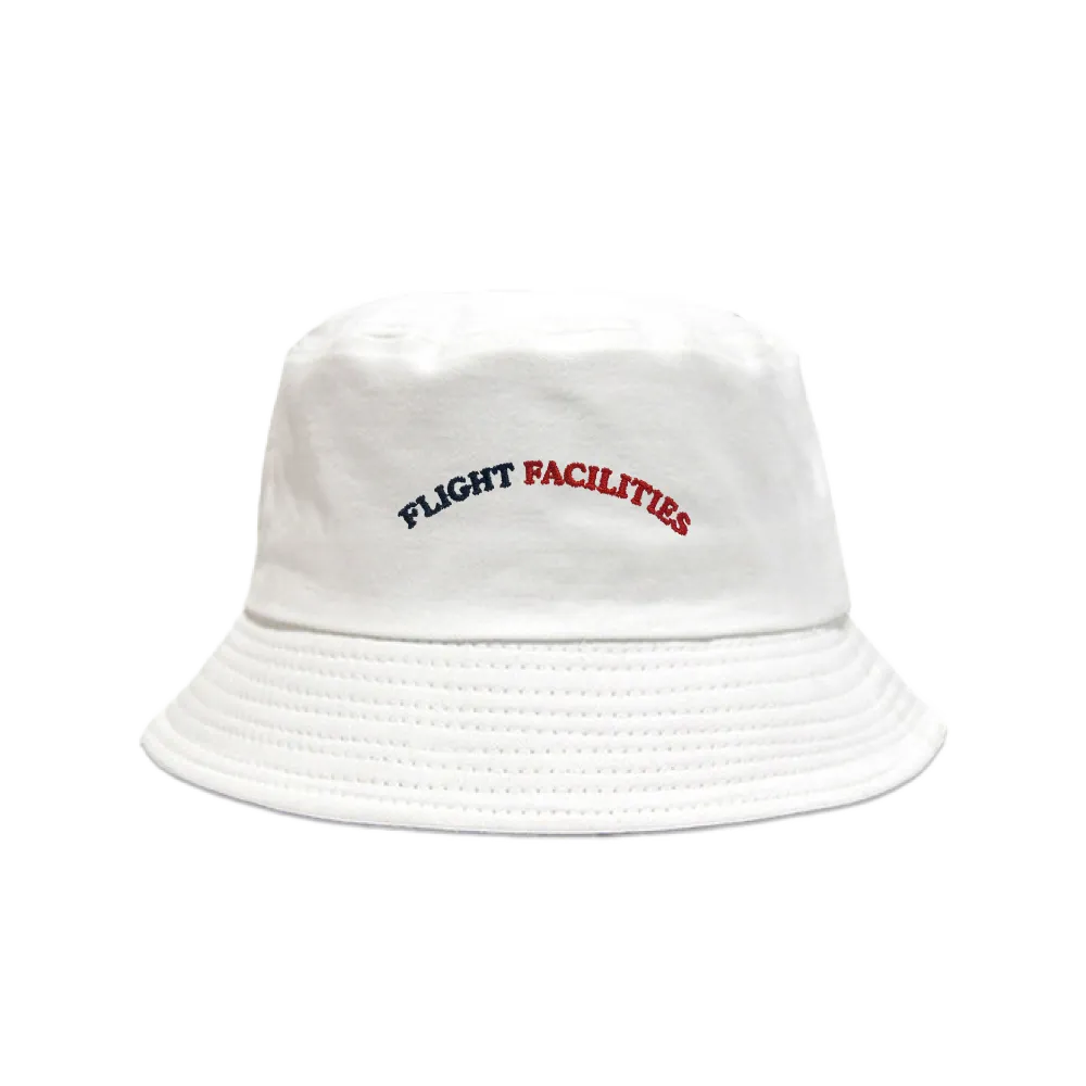 Flight Facilities / Leisure Forever White Bucket Hat