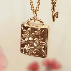 Floral Locket Charm