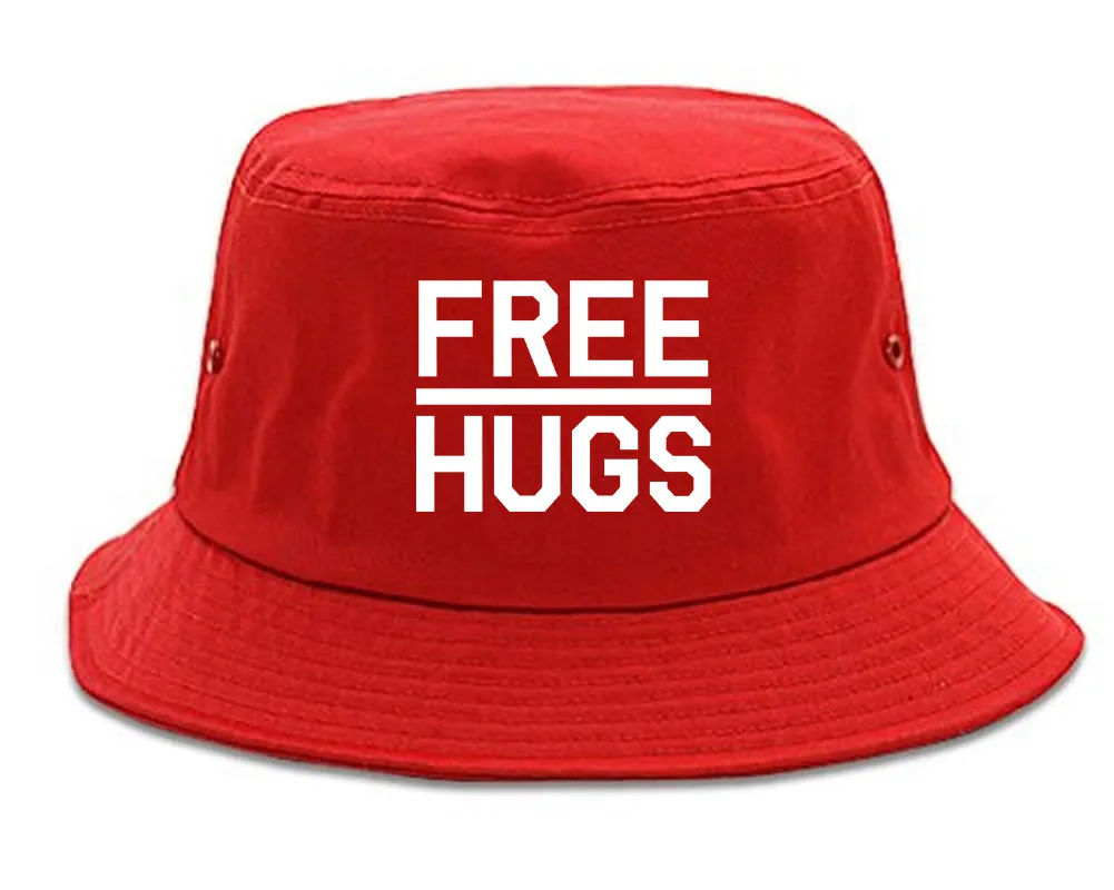 Free Hugs Funny Mens Bucket Hat