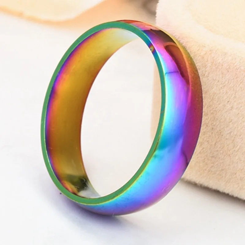 Funki Buys | Rings | Men's Women's Rainbow Tungsten Rings