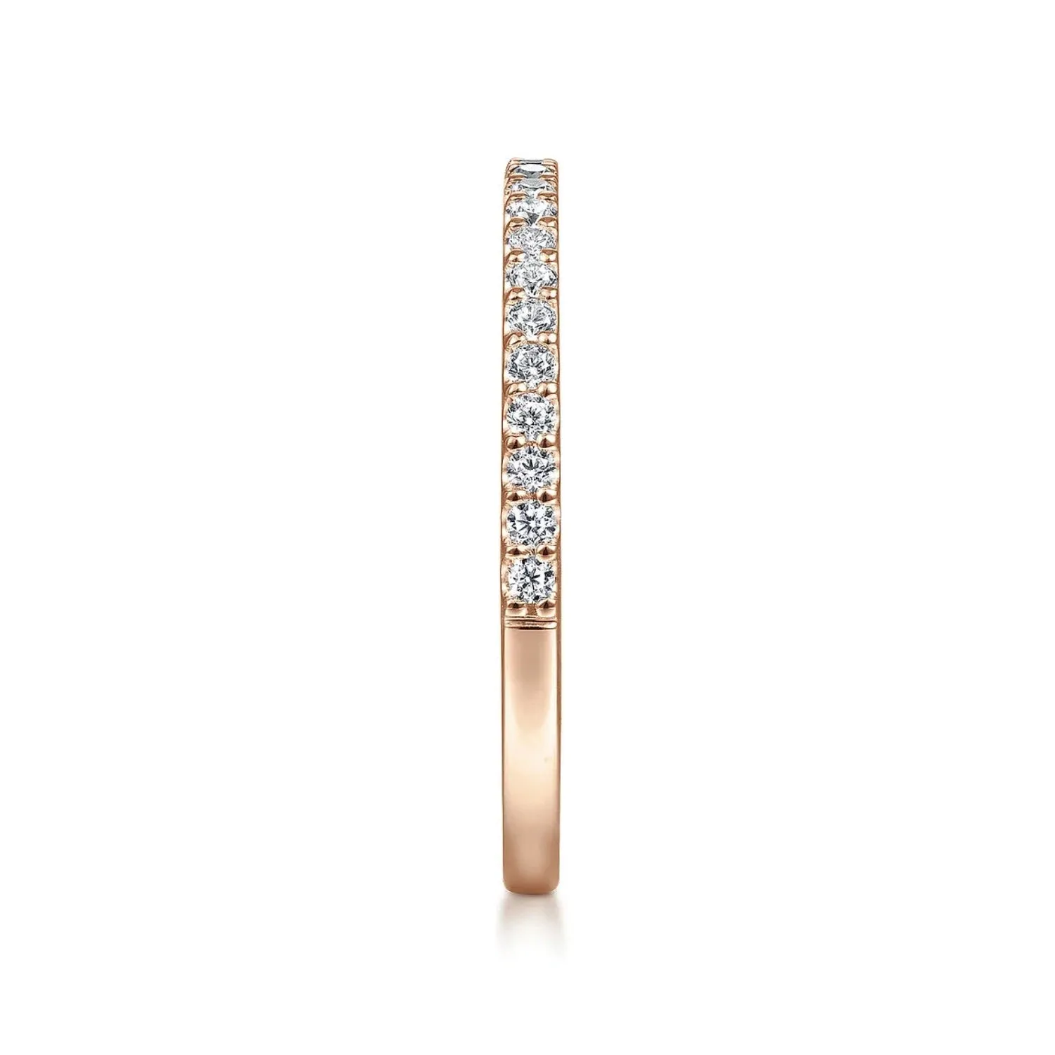 Gabriel & Co. "Chantal" Shared Prong Diamond Wedding Band