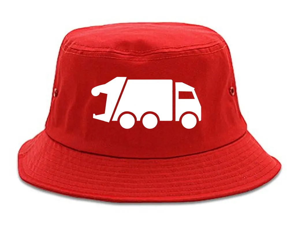 Garbage Truck Mens Bucket Hat