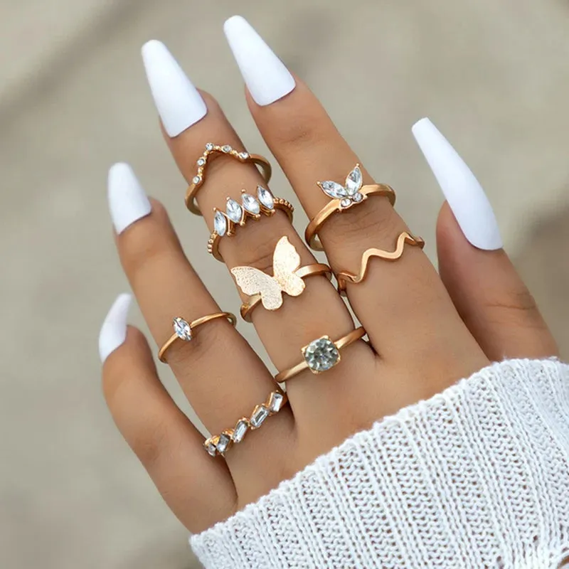 Geometry Alloy Party Jewelry 7pcs/sets