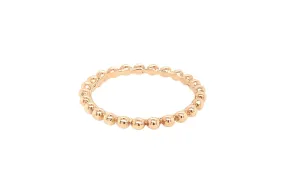 Gold Ball Stacking Ring