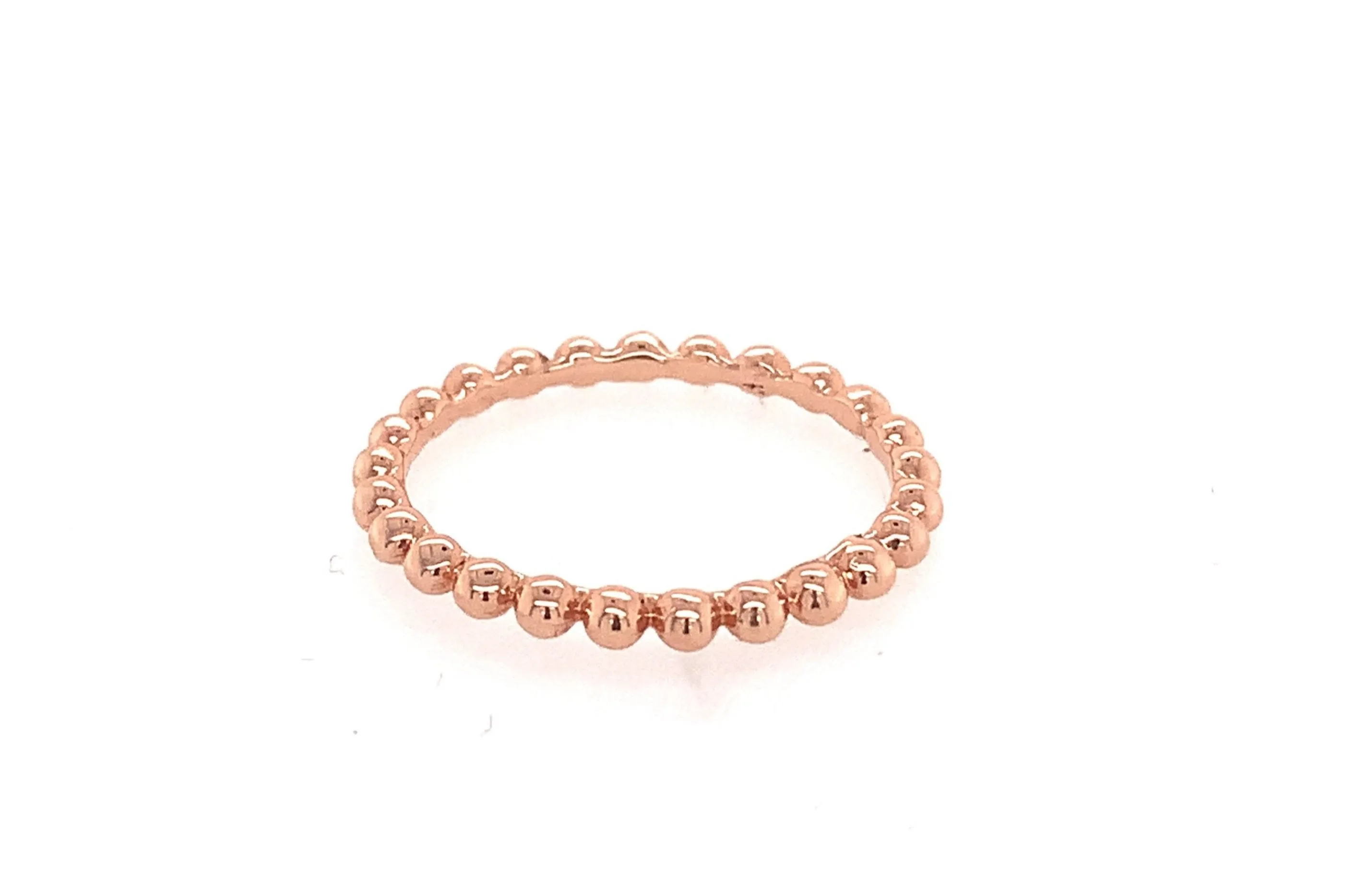 Gold Ball Stacking Ring