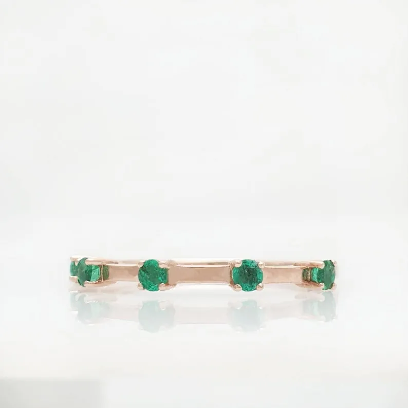 Gold Emerald Ring