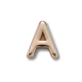 Gold Letter Slide Charms