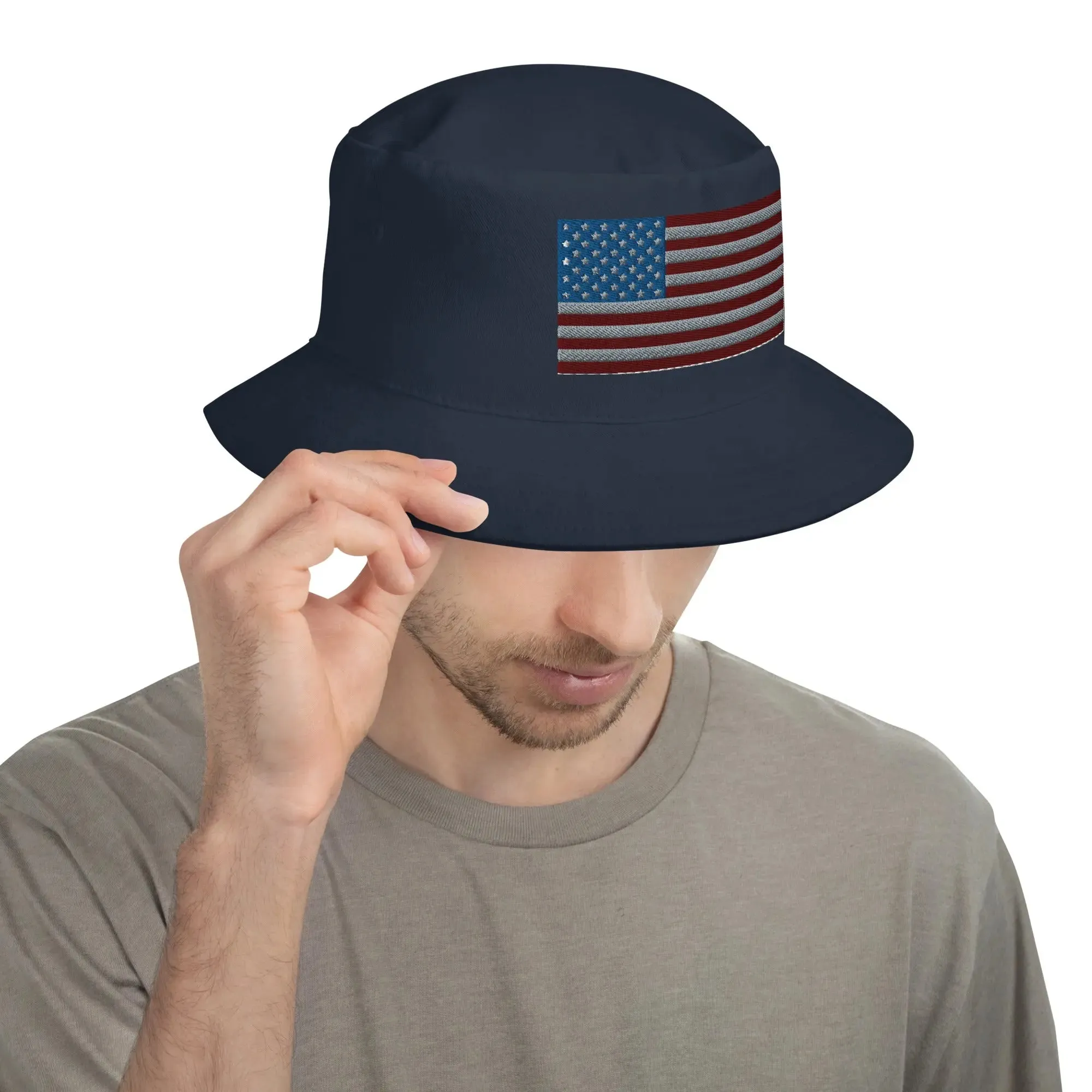 Hat with American Flag