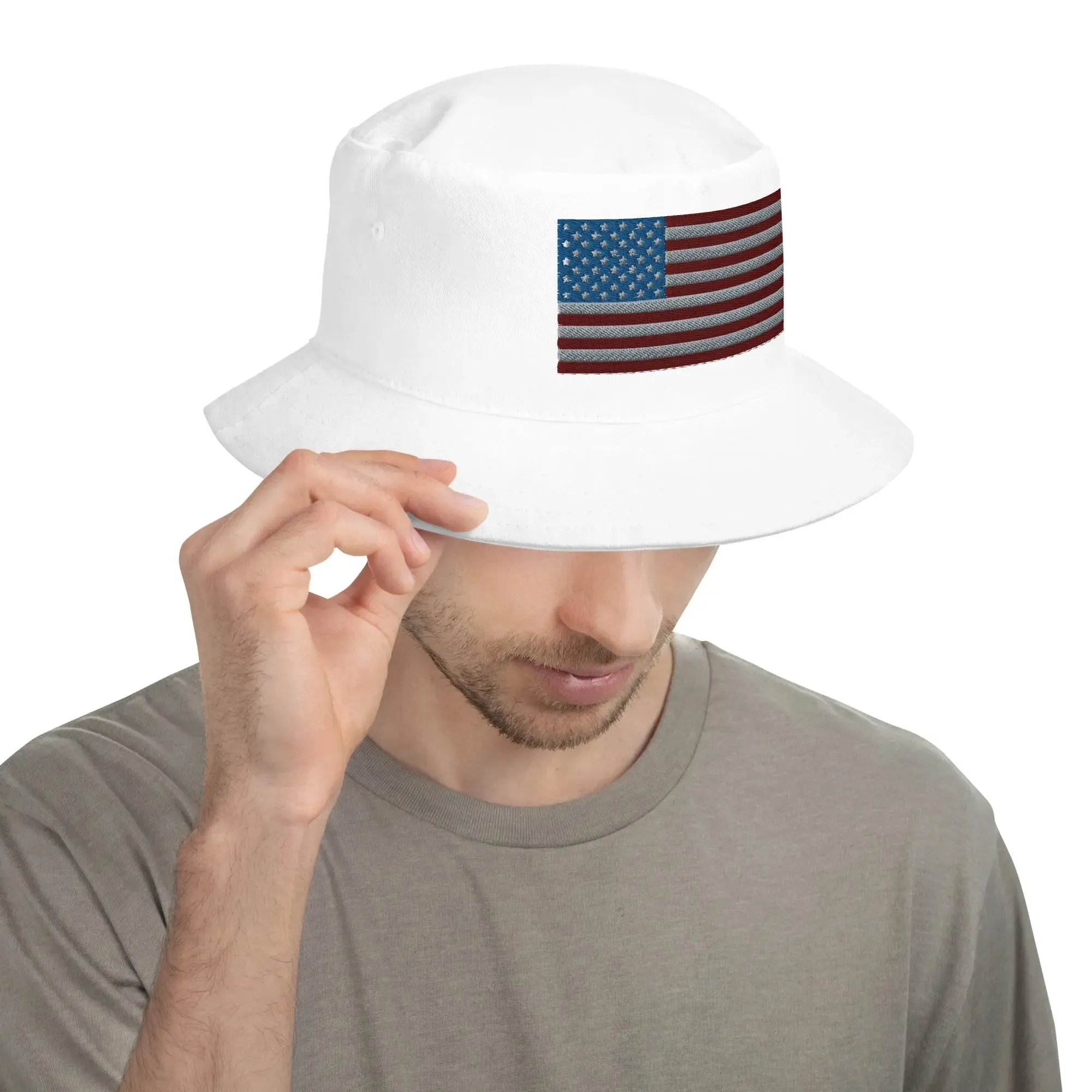 Hat with American Flag