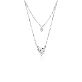 Heart Cubic Zirconia Necklace