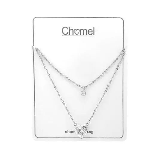 Heart Cubic Zirconia Necklace