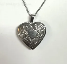 Heart Locket - Engravable