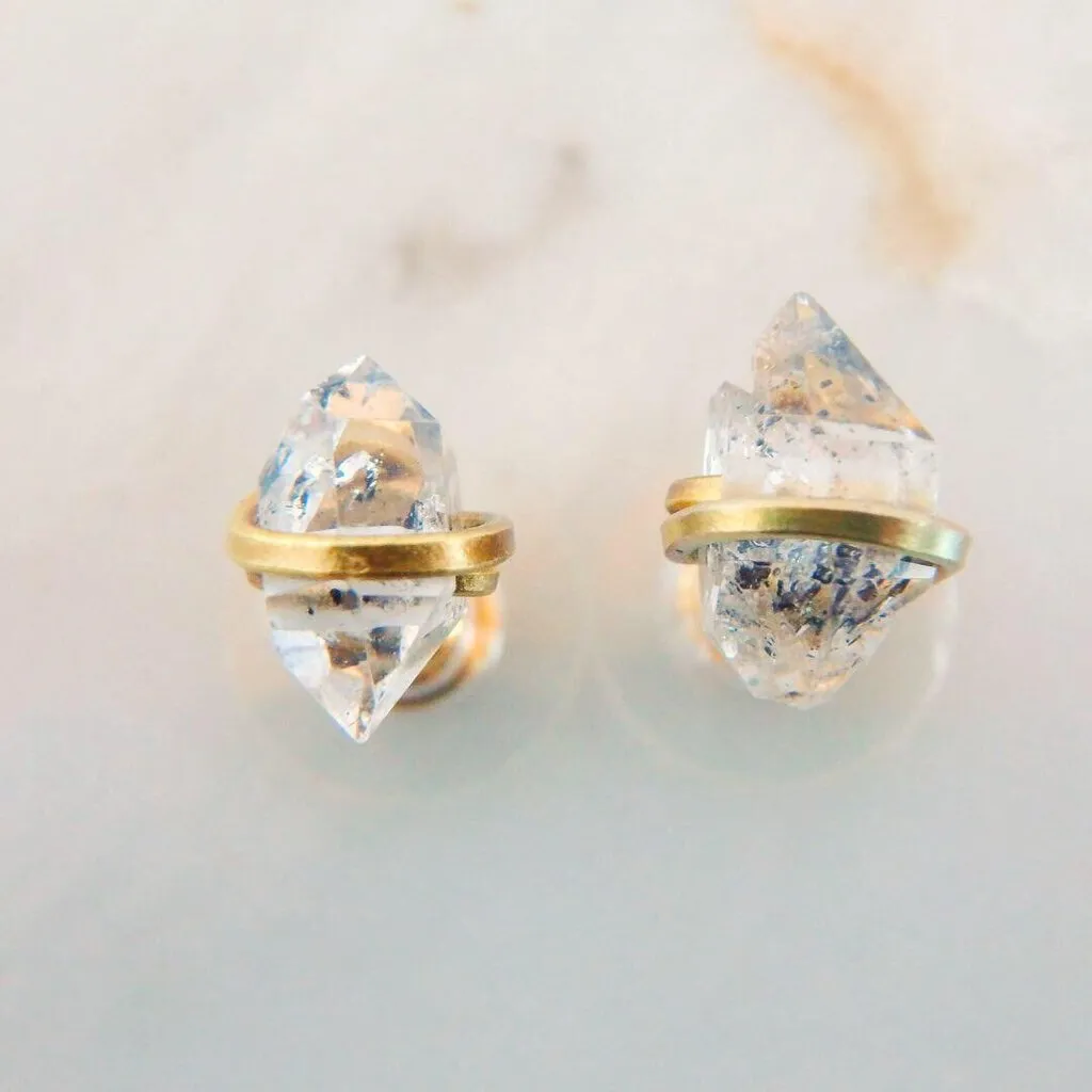 Herkimer Stud Earrings