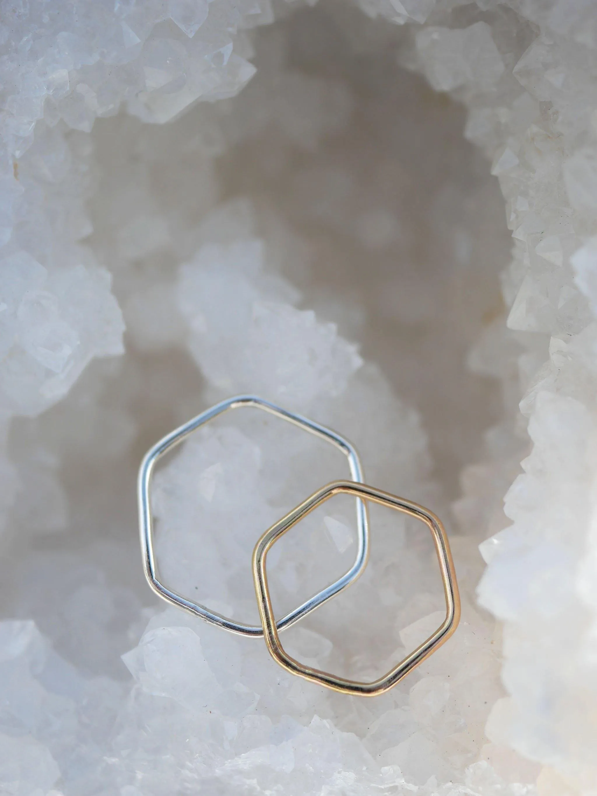 Hexagon Stack Ring