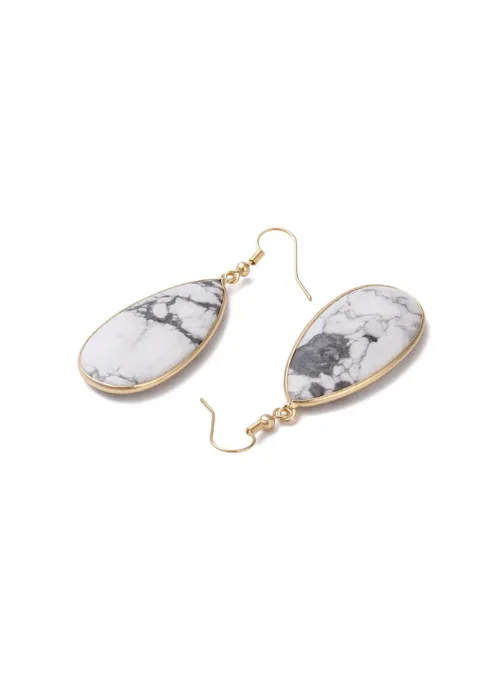 Howlite Jennie  Earrings